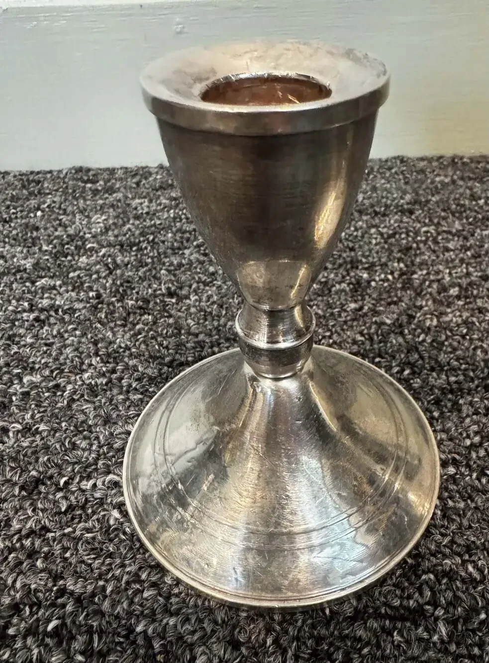 Columbia Weighted Sterling Silver Candlestick Pair